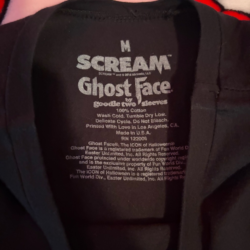 Hot Topic Ghostface Muscle Tee Size M - Picture 2 of 3